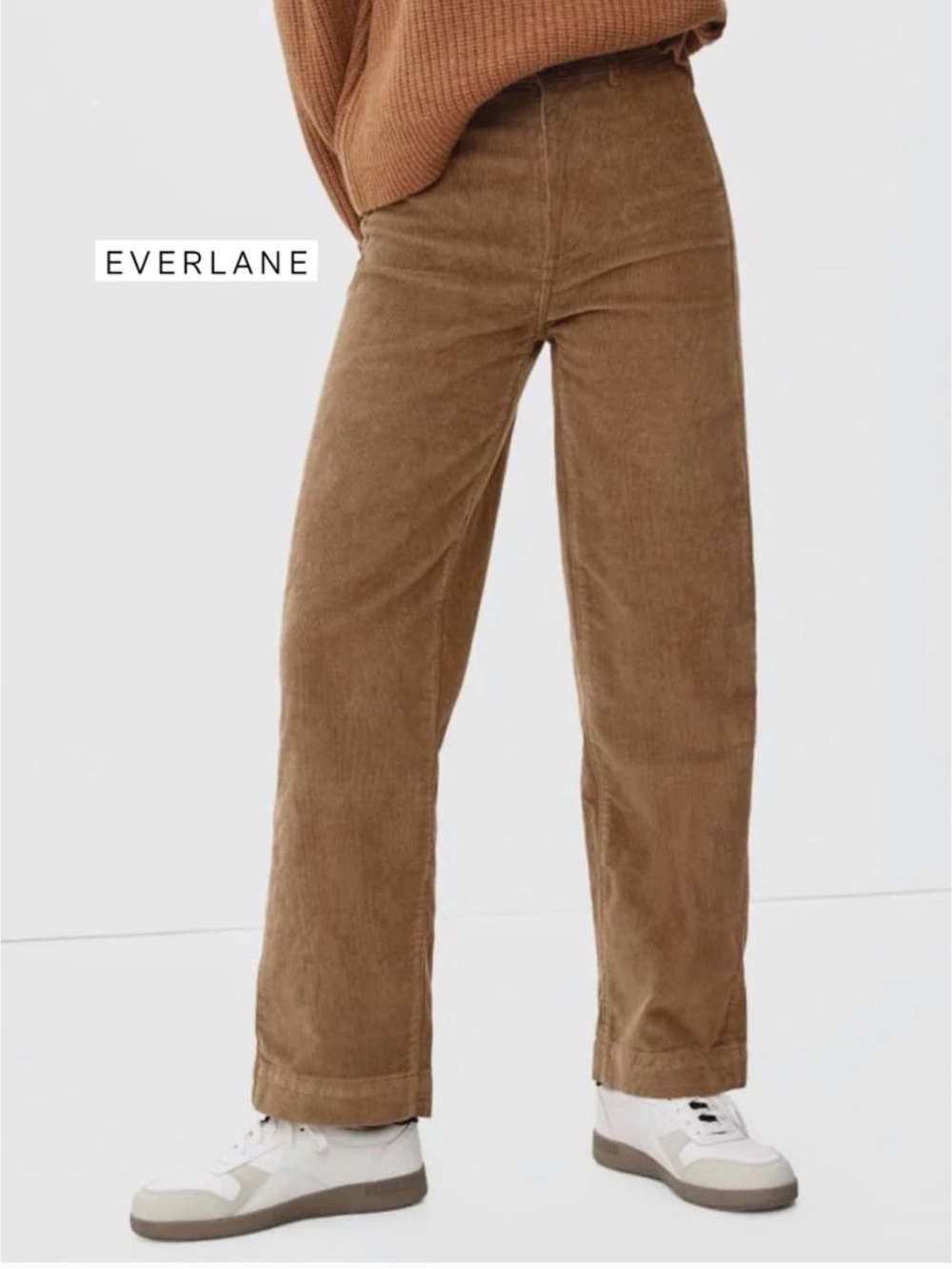 Women Corduroy Pants Brown size 2 Everlane